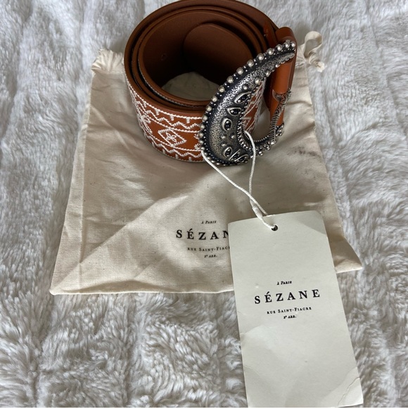 🌿|NWT| Sézane Louve Belt- 80cm - Picture 13 of 15